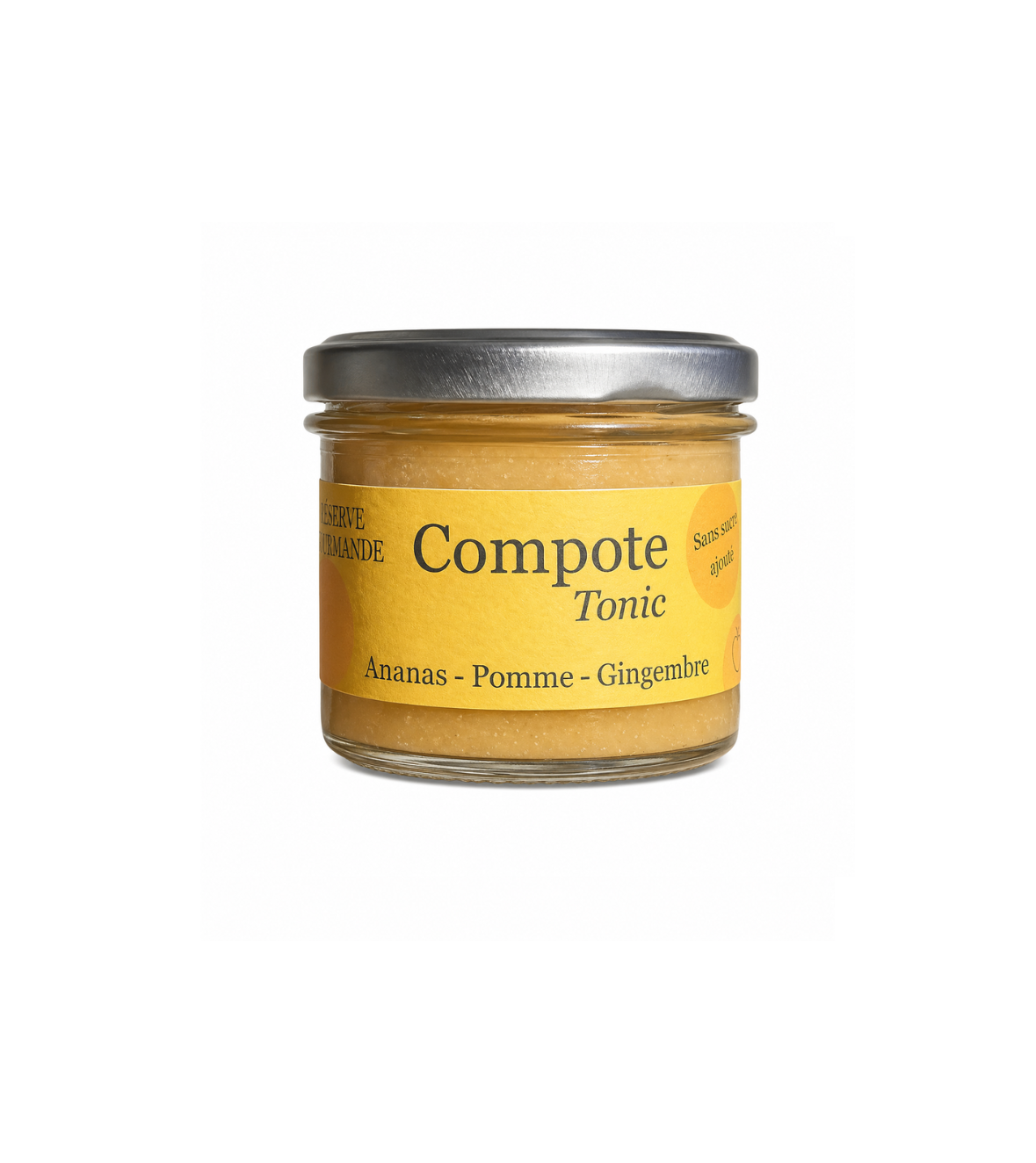 Compote Tonic Pomme Ananas et Gingembre