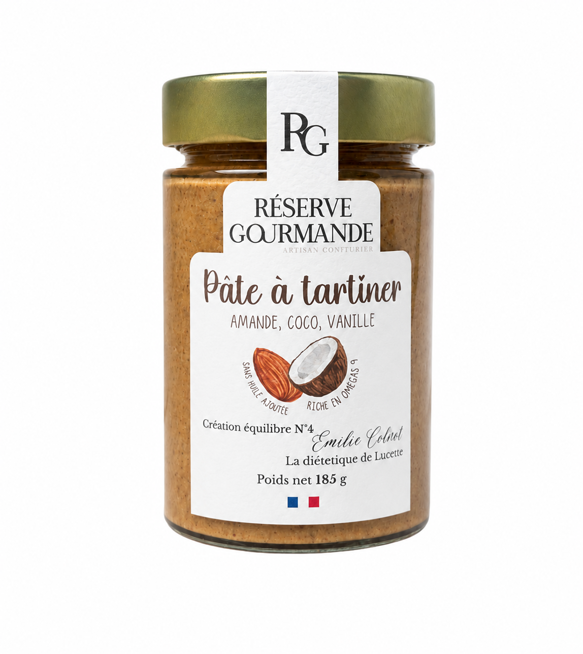 Pâte à Tartiner d'Amande Coco et Vanille