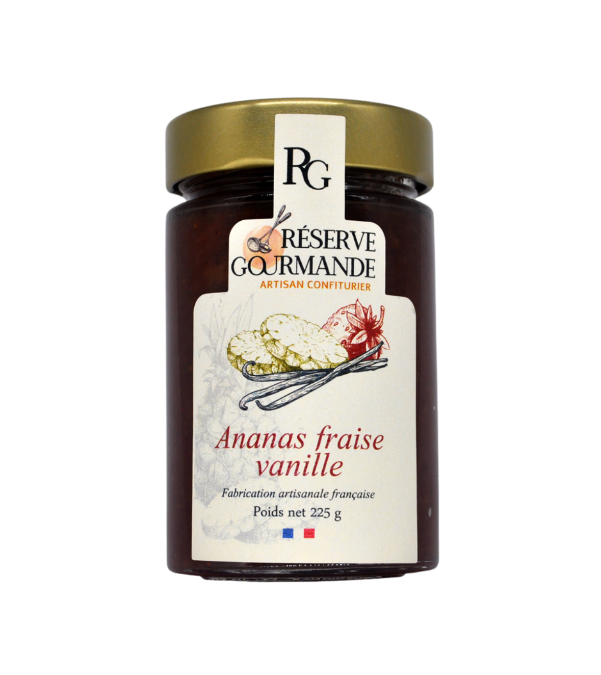 Confiture Ananas Fraise Vanille