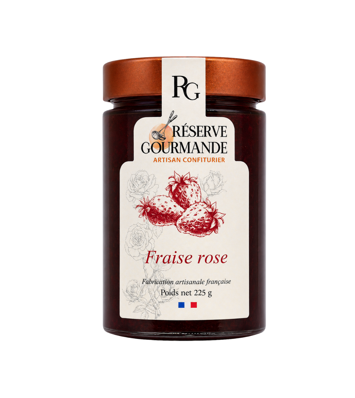 Confiture de Fraise et Rose