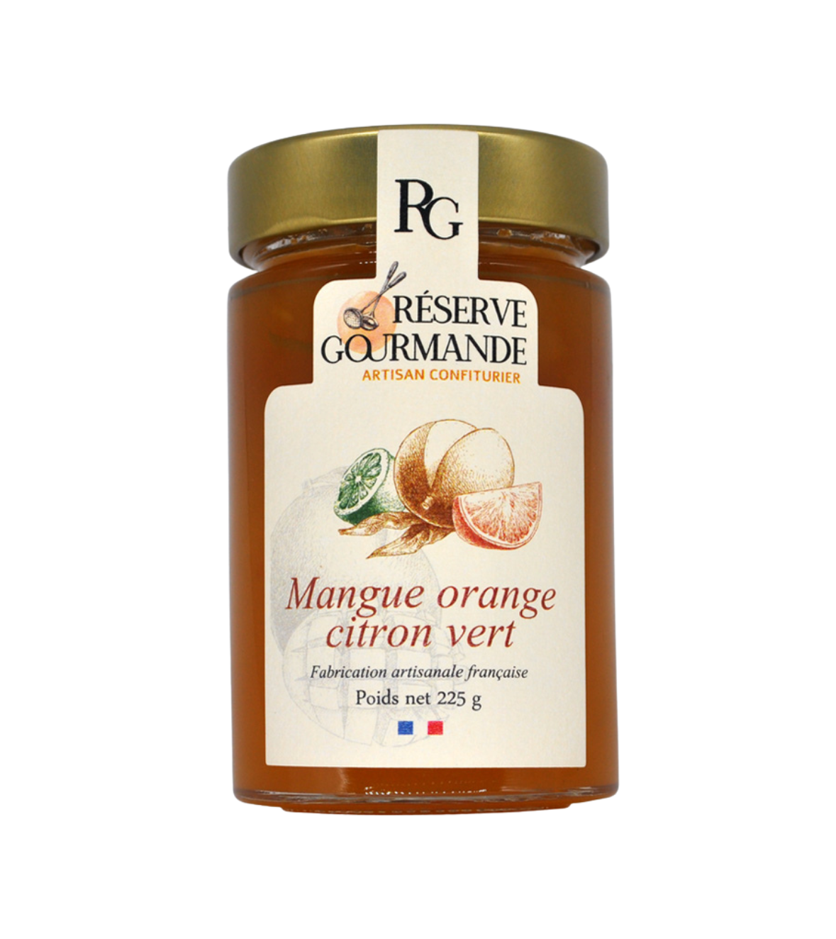 Confiture de Mangue Orange et Citron vert