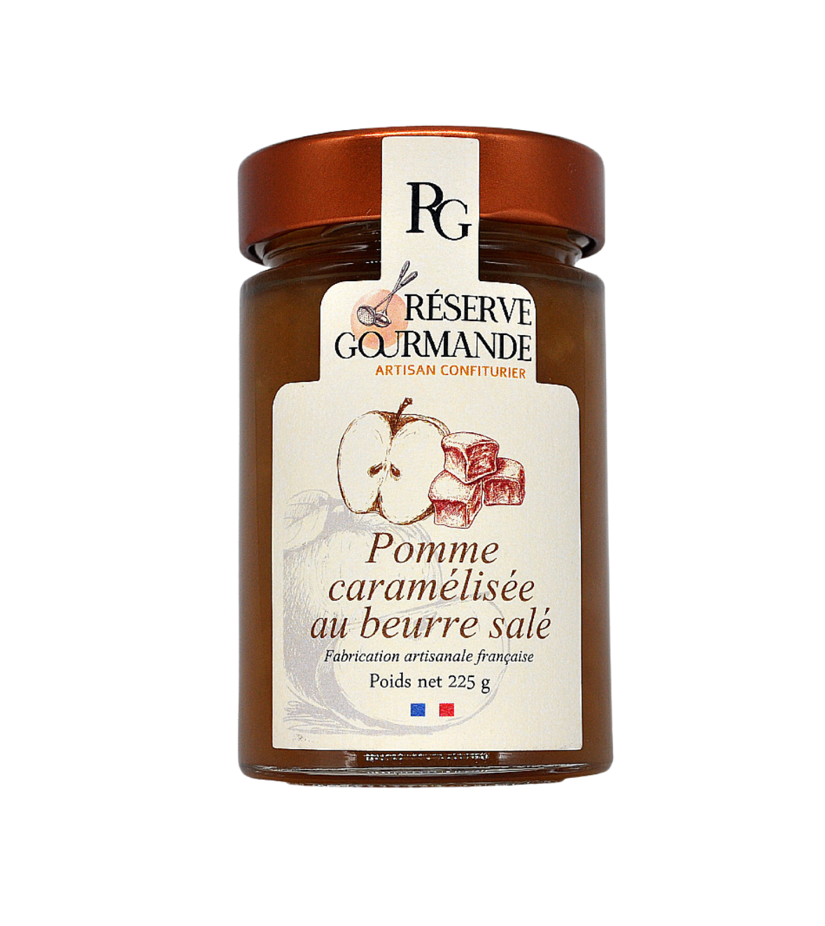 Confiture de Pomme caramélisée au Beurre salé