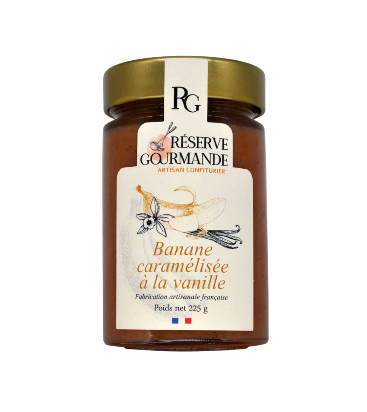 Confiture de Banane caramélisée à la Vanille