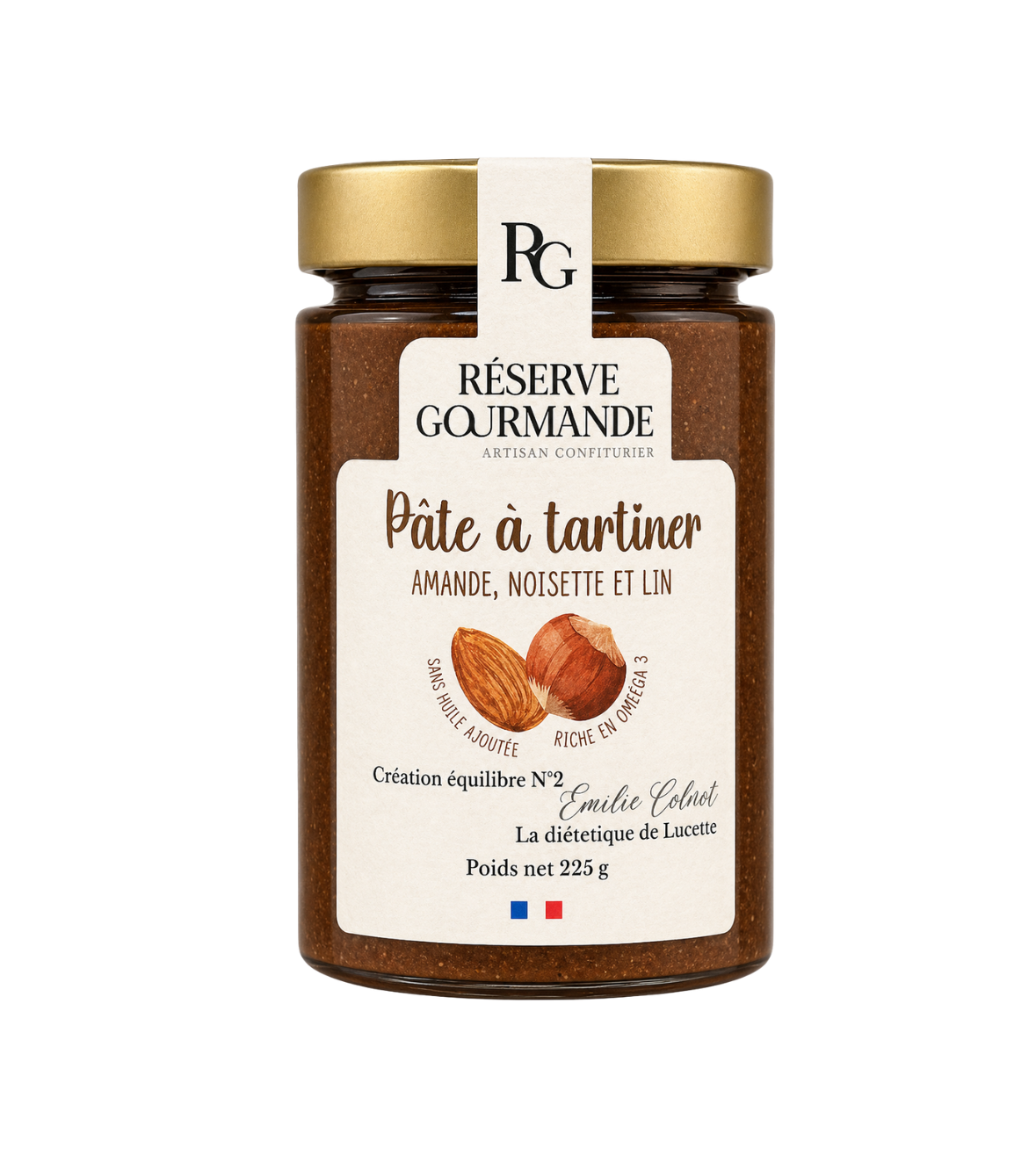 Pâte à Tartiner d'Amande Lin et Noisette