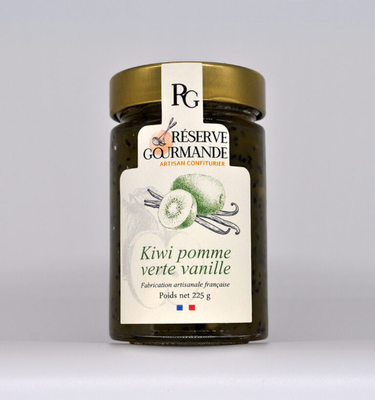 meilleure mélange éxotique confiture kiwi pomme verte vanille