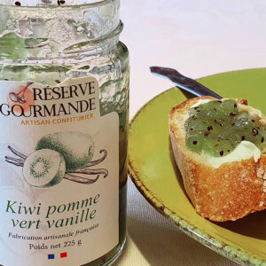 confiture originale éxotique kiwi pomme vanille