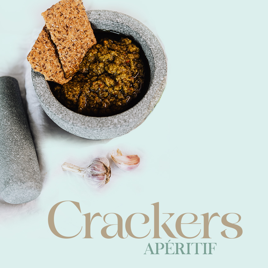 crackers apéritif à déguster sur l'épicerie bio réserve gourmande